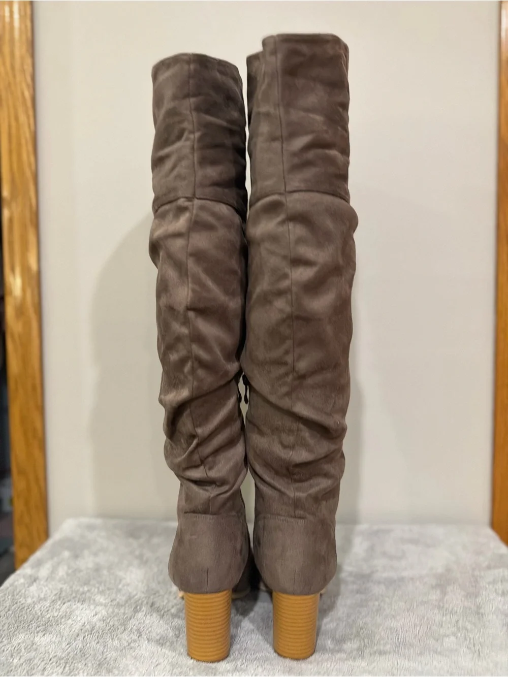 Journee Collection Over-the-Knee Slouch Boots - Brown